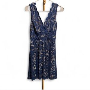 Navy Lace Dress